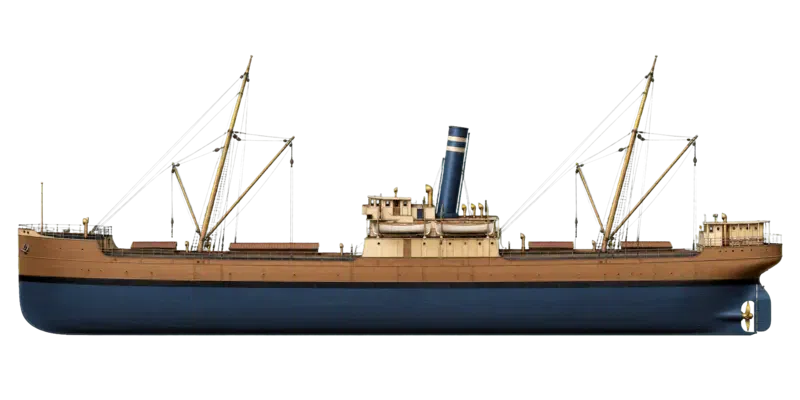 Mittlerer Trampdampfer