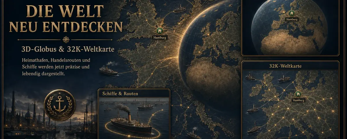 Globus und Orientierung in Global Fleet & Trade