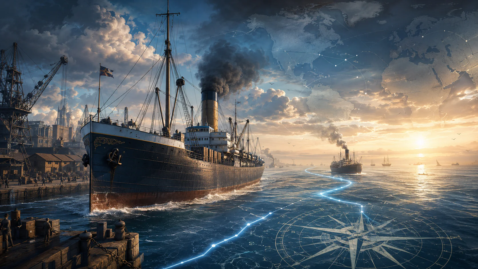 The first trading routes get under way!